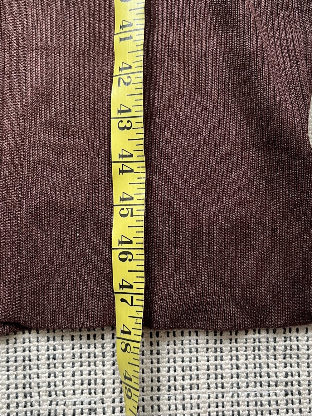 Brown Ribbed Zip-Front Dress - Riley & James Size Small - Picture 7 of 7